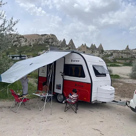 Campsite Caravan In The Cappadocia Valley